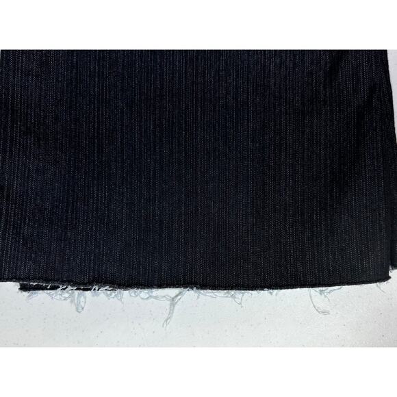 Cato Womens Jeans Size 18 (38x29) Very Dark Blue Wide Leg Trouser Frayed Cut Hem - Picture 11 of 11